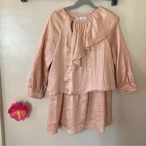 NWT Zara Dusty Pink Kids Dress